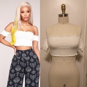 Fashion Nova Smock or Slay Top